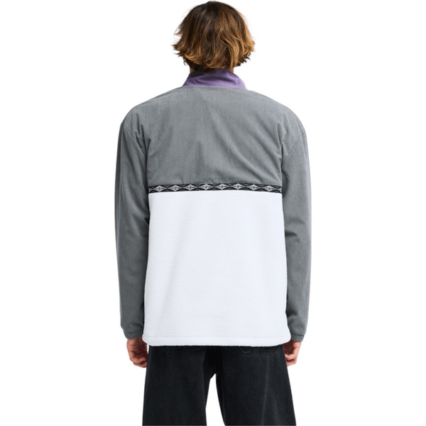 2026 Billabong Mens Space Lobster Half Zip Fleece EBYPF03004 - Grape Leaf